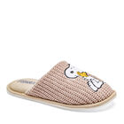 Arra Pantufla para mujer beige blanco
