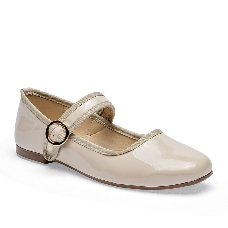 Been Class Balerina para mujer beige charol image number null