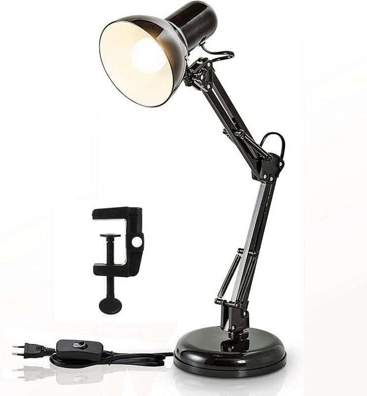 Lámpara de Escritorio con Brazo Oscilante de Me... image number null