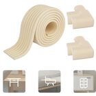 Kit Protector Rollo + 4 Esquineros de Foamy Para Esquinas y Bordes Beige