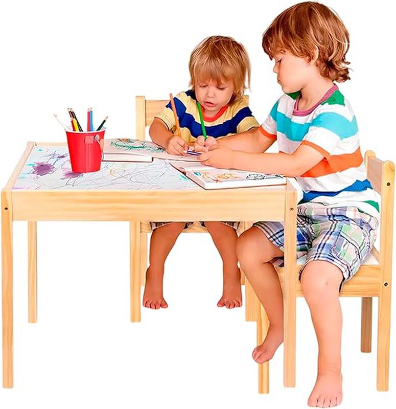 Set de Mesa y Sillas Montessori para Ni&ntilde;os Blue... image number null