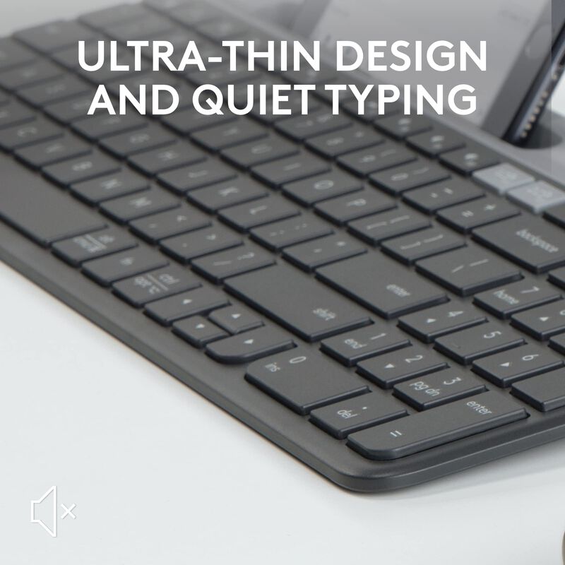 Teclado Logitech K585, Delgado, Inal&aacute;mbrico, Mu... image number null