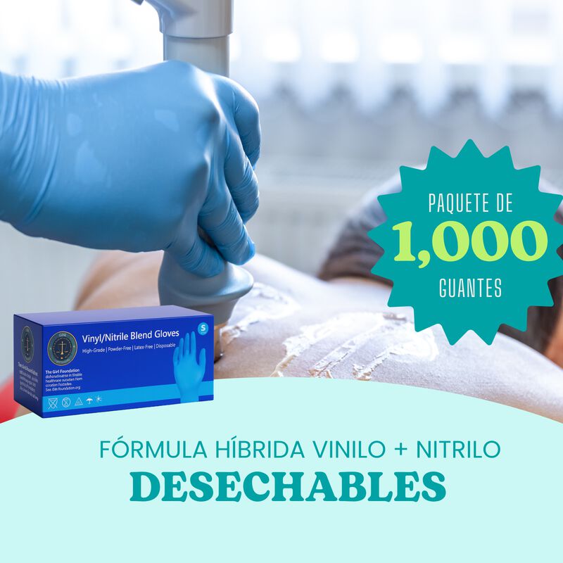 Caja con 1,000 Guantes Desechables Mezcla Vinil... image number null