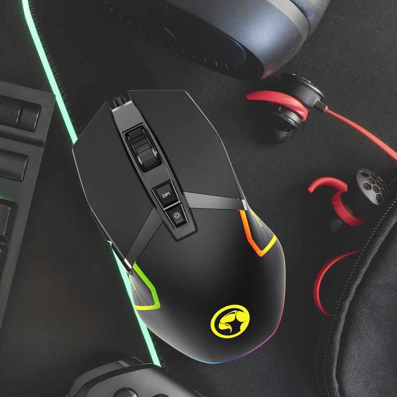 Mouse Gamer Marvo G941 Retroiluminado 9 Botones... image number null