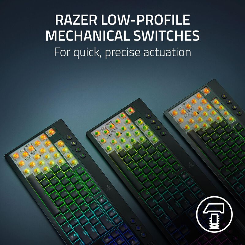 Teclado Razer Blackwidow V4 De Perfil Bajo Tkl ... image number null