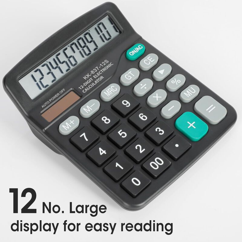 Calculadora Yesbes, Paquete De 5, 12 D&iacute;gitos, S... image number null