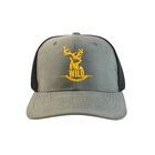 Gorra Wild Snapback Poli&eacute;ster Algod&oacute;n Gris Negro Wallis