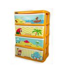 Cajonera Mod. Pda054a-999-vo01 4 Cajones Piratas/amrllo