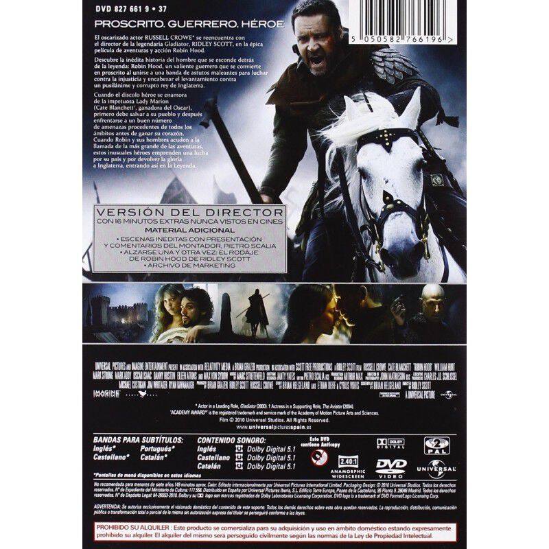 Robin Hood (2010) [dvd] image number null