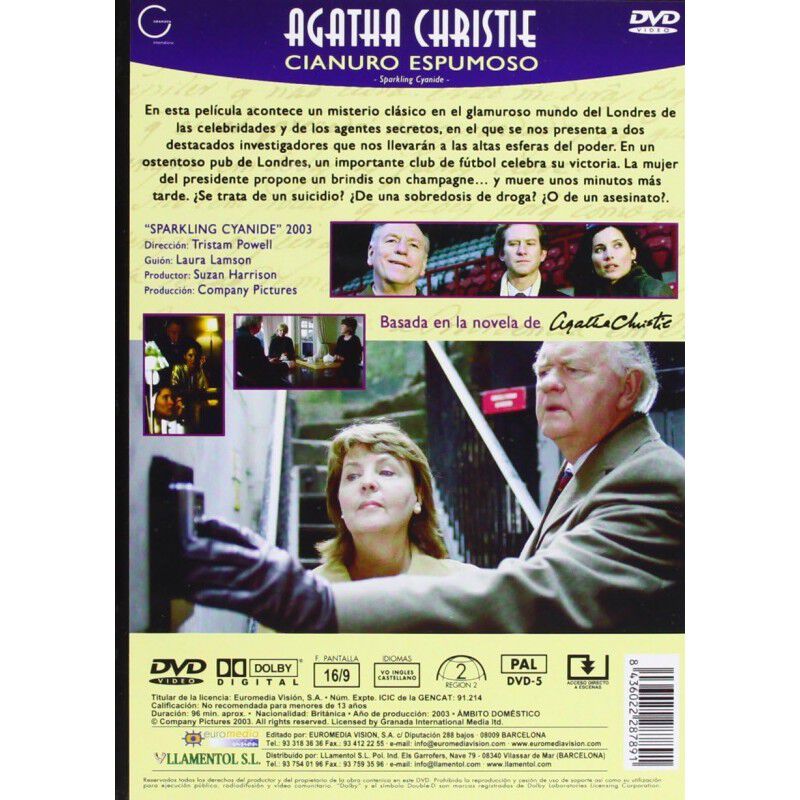 Cianuro Espumoso [dvd] (2003) Sparkling Cyanide image number null