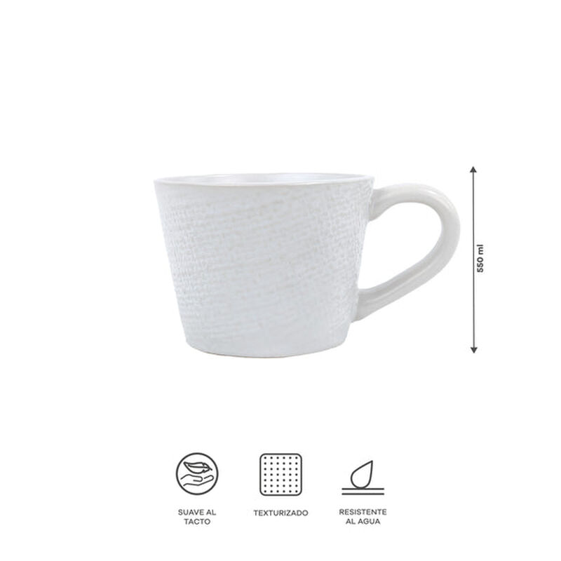 Vajilla Denim Blanca Ideen 20 Piezas para 4 Per... image number null