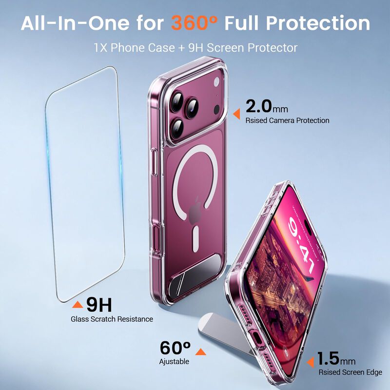 Funda magn&eacute;tica transparente Ratcase para iPhon... image number null