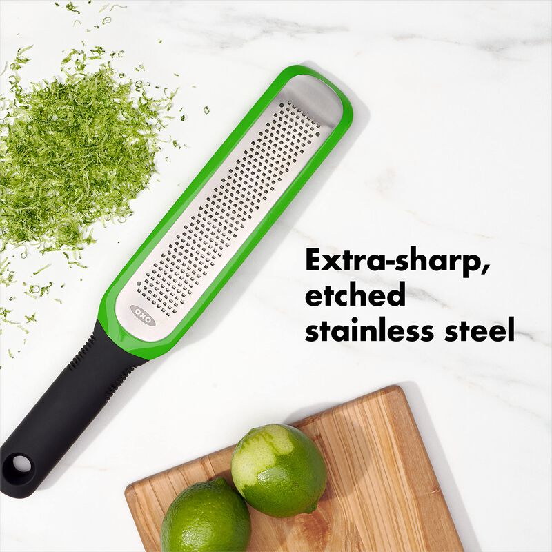 Zester And Grater Oxo Good Grips, Verde Grabado image number null