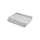 Kit de 5 Charolas Shorbull Perforada De Aluminio Para Panader&iacute;a 40.8cm x 60.4cm x 3cm