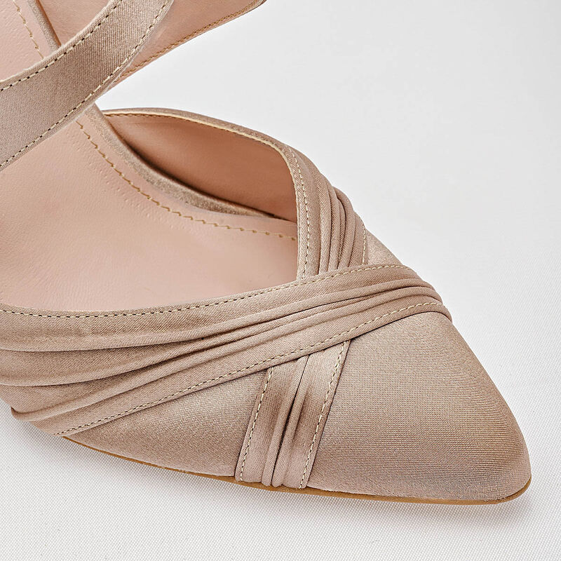 Pietro Alessandro zapatilla para mujer  beige s... image number null