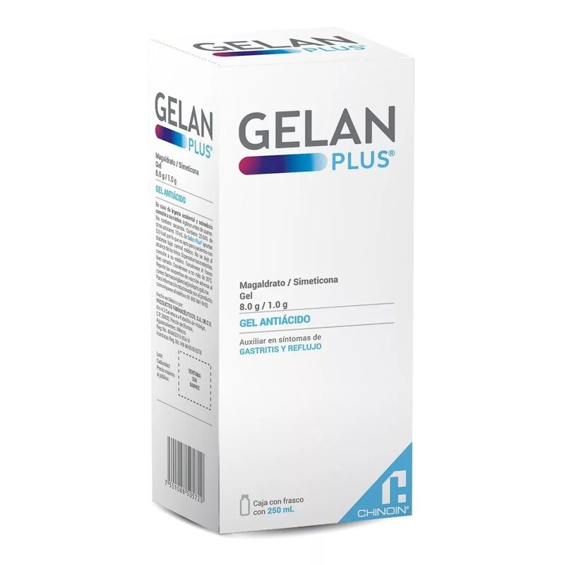 Gelan Plus Anti&aacute;cido Frasco Con 250 Ml Gastriti... image number null