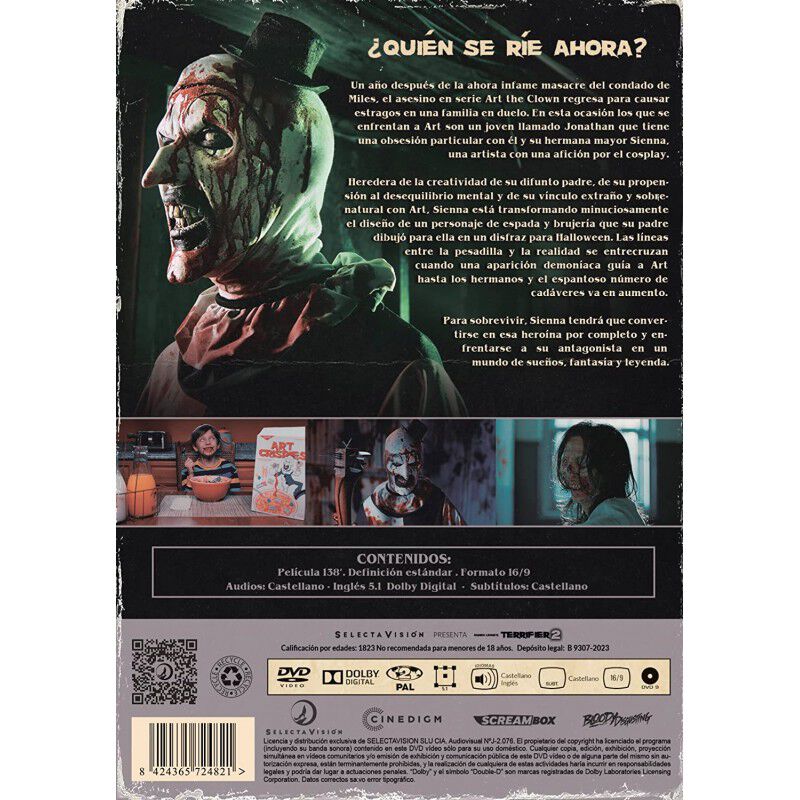 Terrifier 2 Dvd [dvd] image number null