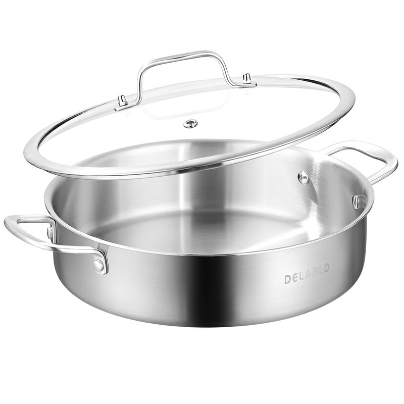 Sart&eacute;n Delarlo 8 qt 33 cm Acero Inoxidable Tri-... image number null