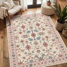 Alfombra Rugxara 152 &times; 91 cm Lavable Rosa
