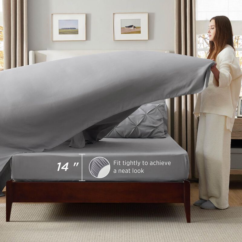 Juego De Edred&oacute;n Bedsure King Size, 7 Piezas, R... image number null