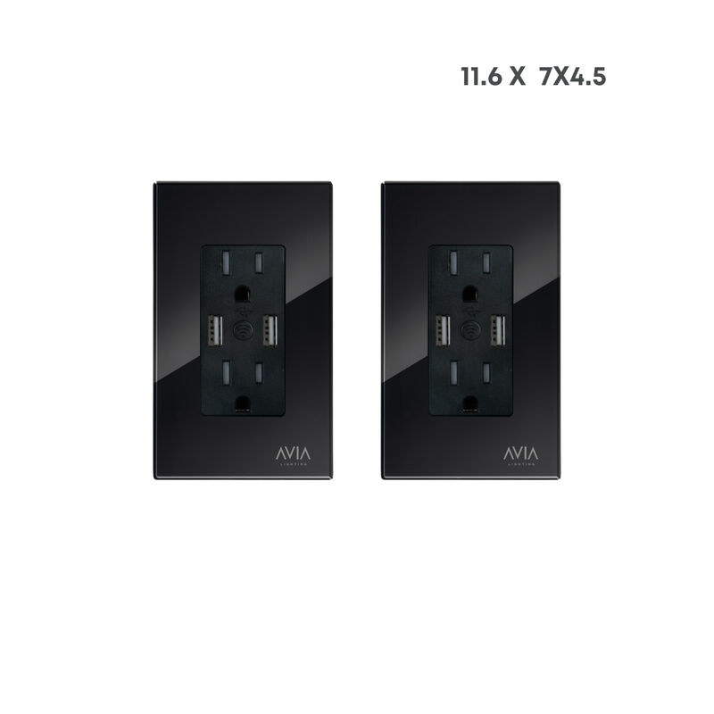 Pack 5 piezas Apagador De Pared Touch De Dos Mó... image number null