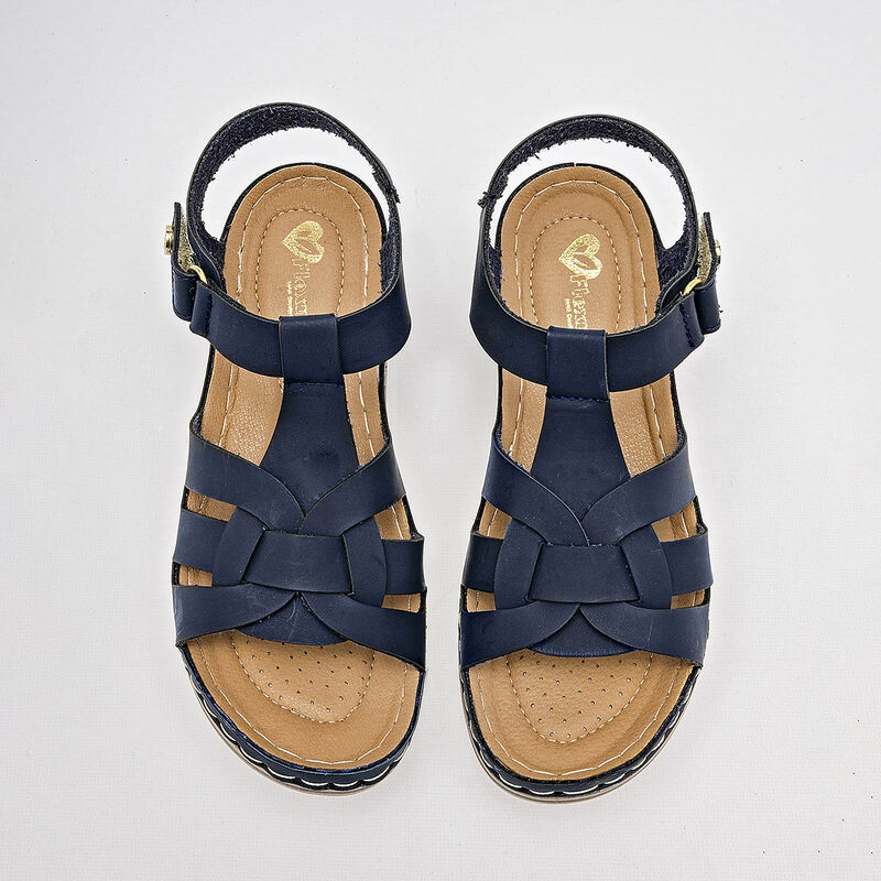 Flexmas sandalia piso para mujer marino cod 140... image number null