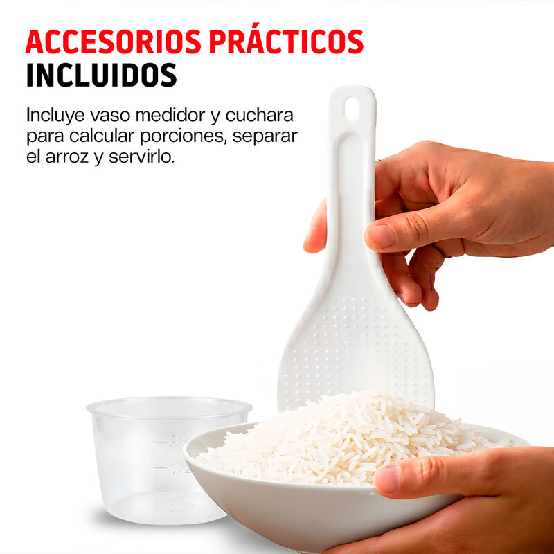 Arrocera El&eacute;ctrica Peque&ntilde;a 0.6 L Con Olla Antia... image number null