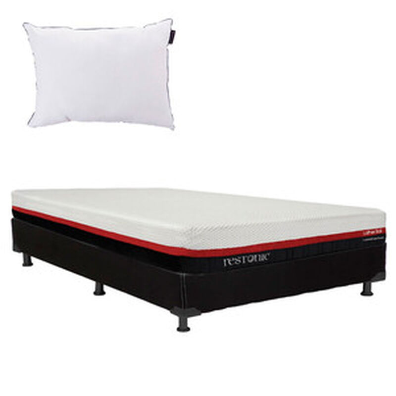 Colch&oacute;n Individual Restonic Roll+Almohada Dicas... image number null