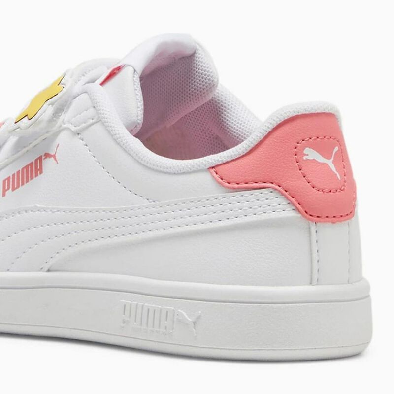 Tenis Puma para Ni&ntilde;a Smash 3 Badges V PS Blanco image number null