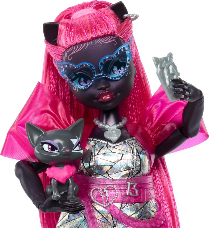Gato De Peluche Doll Monster High Catty Noir Co... image number null