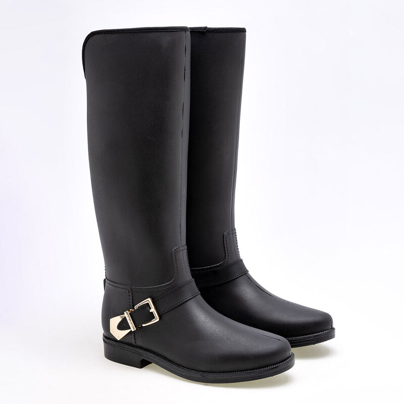 Top Moda Botas de lluvia para mujer negro, impe... image number null