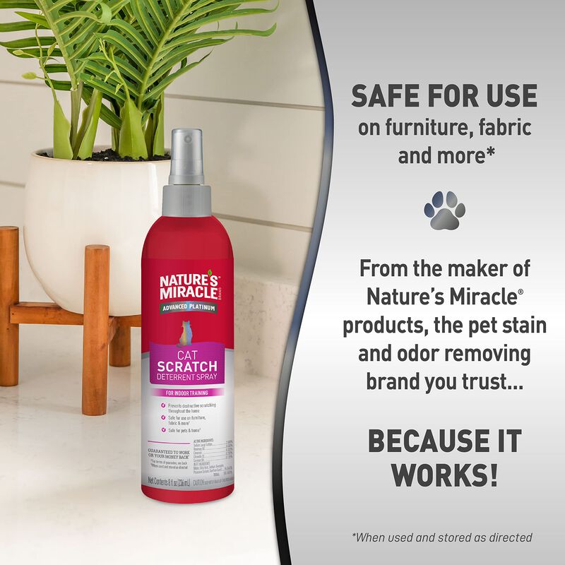 Aerosol Antiara&ntilde;azos Para Gatos Nature's Miracl... image number null