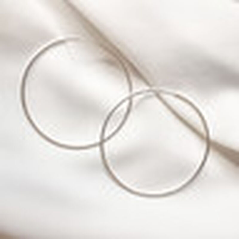 Arracadas de Plata Grandes image number null