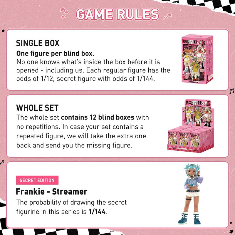 Figuras De Acci&oacute;n Pop Mart Peach Riot Rush Hour... image number null