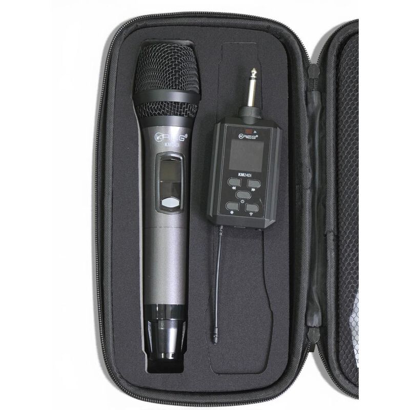 Krieg KM-24DI Micr&oacute;fono de Mano Inal&aacute;mbrico con... image number null