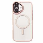Funda Xfitted Hybrid Met Mag Para Iphone 16 Tra Rosa