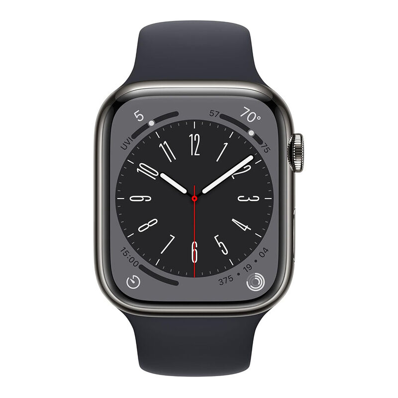 Apple Watch Serie 8 45mm Negro (Reacondicionado... image number null
