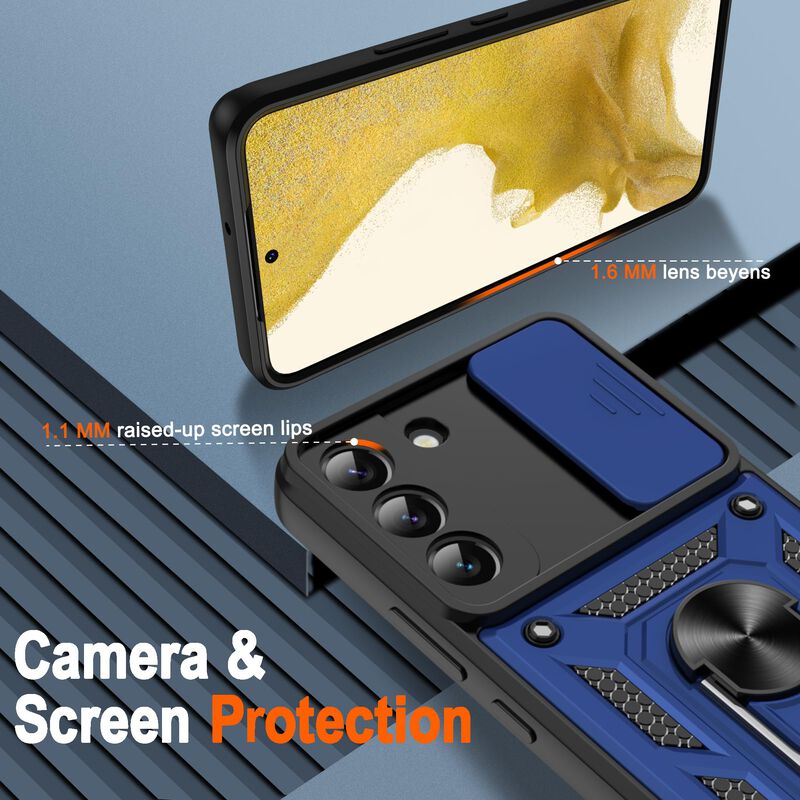 Funda Atump Galaxy S22 Azul con Soporte Girator... image number null