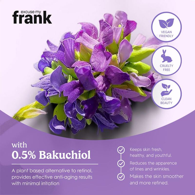 Crema Facial Excuse My Frank 150 g Bakuchiol An... image number null