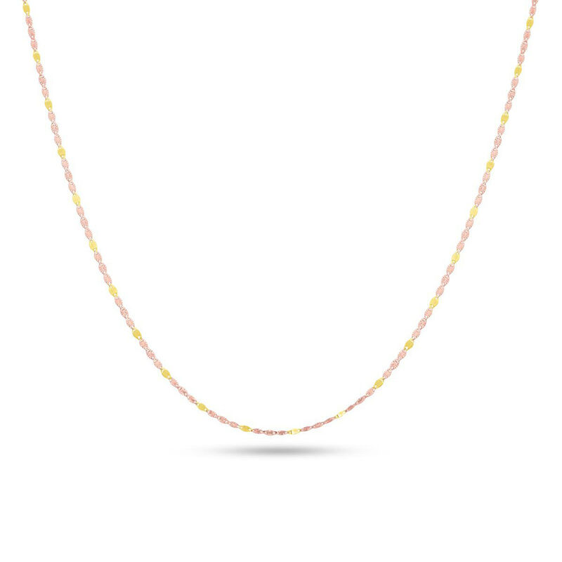 Cadena De Oro Florentino 14K Valentino (45Cm Ap... image number null