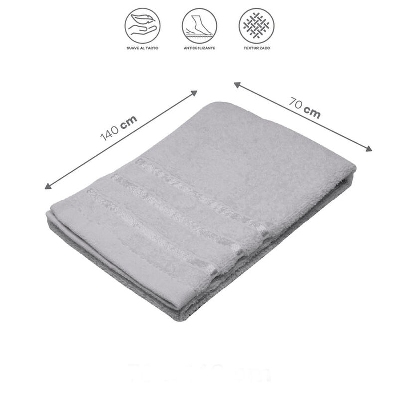 Set de 3 Toallas de Ba&ntilde;o Grande 70x140 cm - Col... image number null