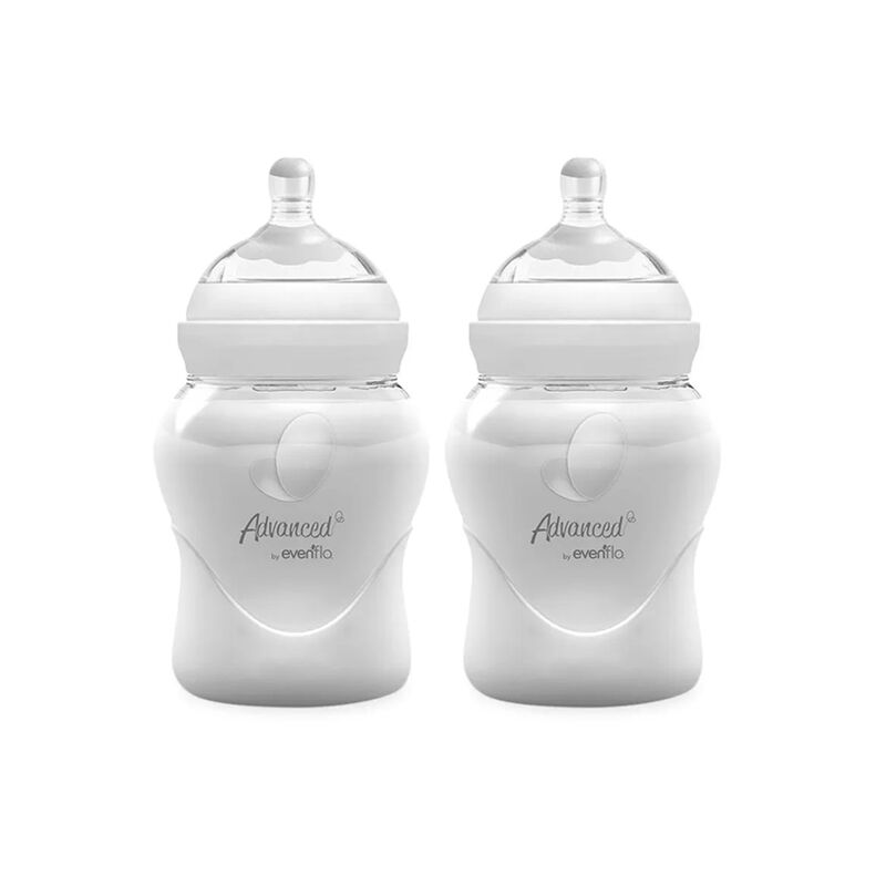 Set Biber&oacute;n Cuello Ancho Advanced Evenflo 4pz image number null