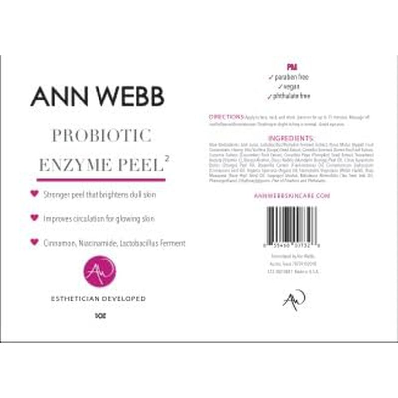 Mascarilla Enzim&aacute;tica Ann Webb 30 ml Calabaza, ... image number null
