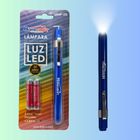 L&aacute;mpara Diagn&oacute;stico M&eacute;dica Led Tipo Pluma Con Pinza Lamp-led Azul