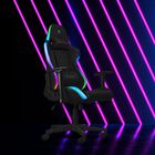 Silla Gamer Acteck Balam Rush Negro 10 Cambios de Luces 2D 120K