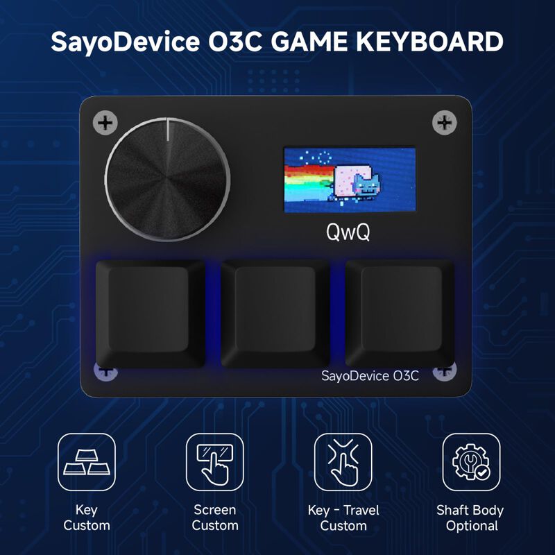 Teclado Sayodevice O3c Rapid Trigger Con Interr... image number null
