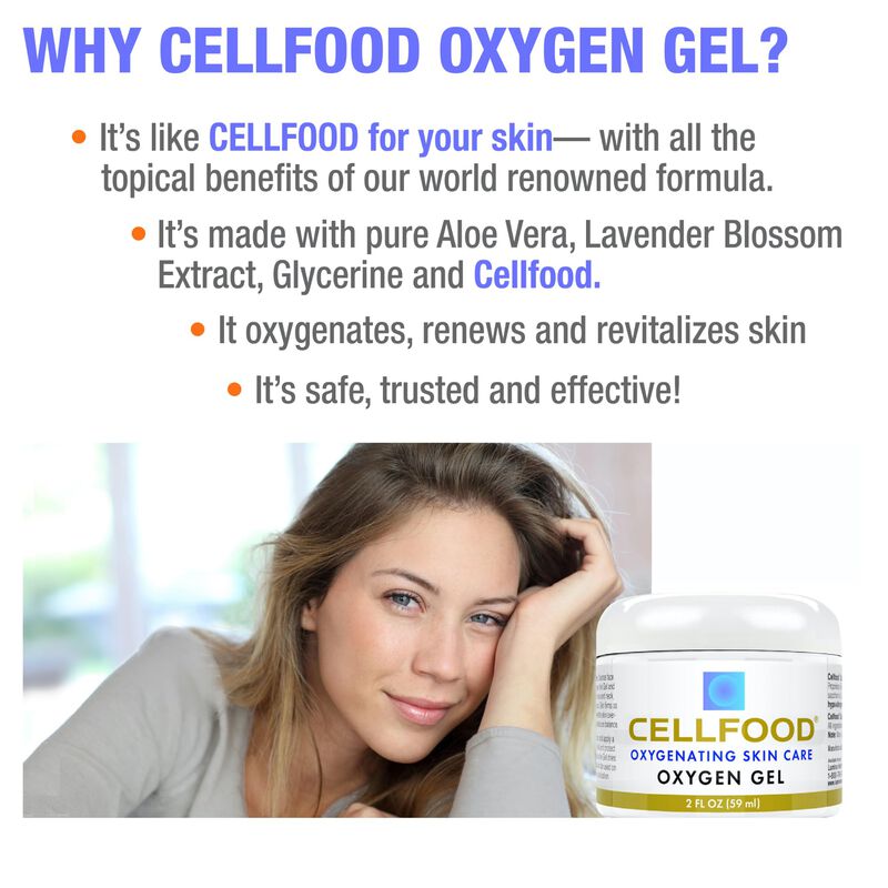 Gel De Ox&iacute;geno Cellfood Rico En Nutrientes, 60 ... image number null