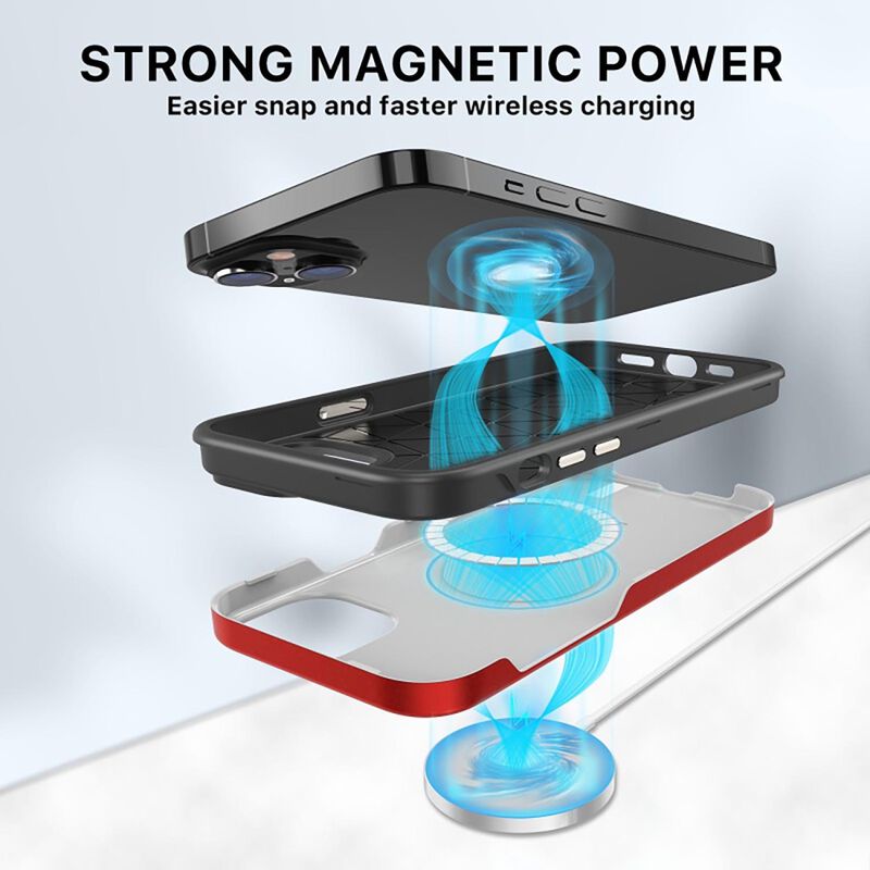 Funda Mybat Fuse Mag Para Iphone 14 Plus - Roja image number null