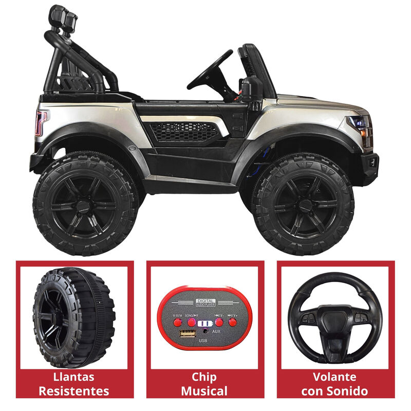 Montable Electrico Raptor para Ni&ntilde;os Control Re... image number null