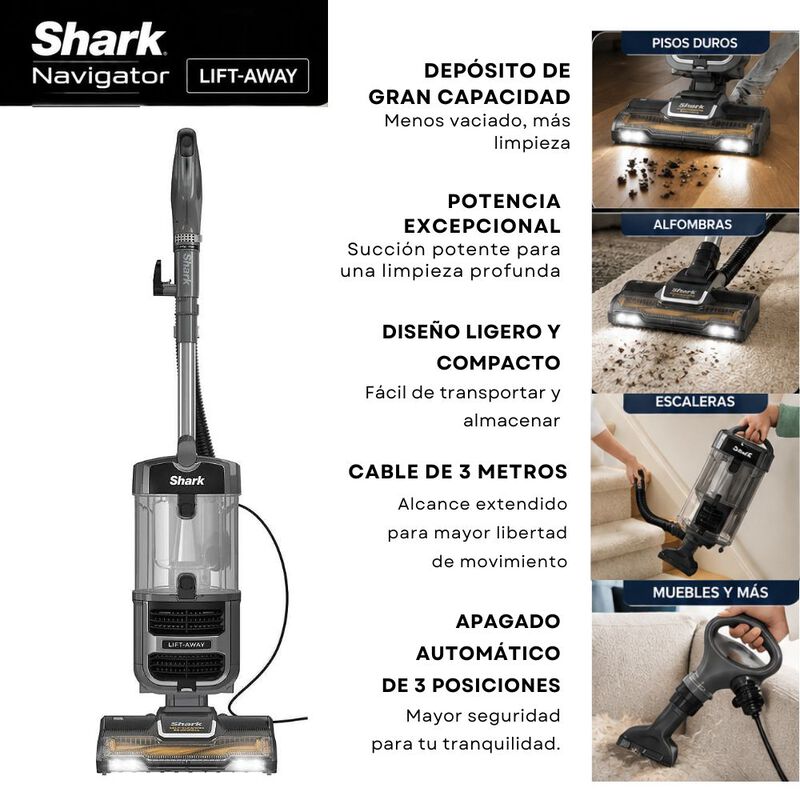 Aspiradora Shark Vertical Para Pelo Mascotas Uv... image number null
